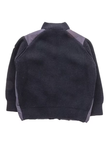 Kurtka dziecięca Moncler Enfant niebieska