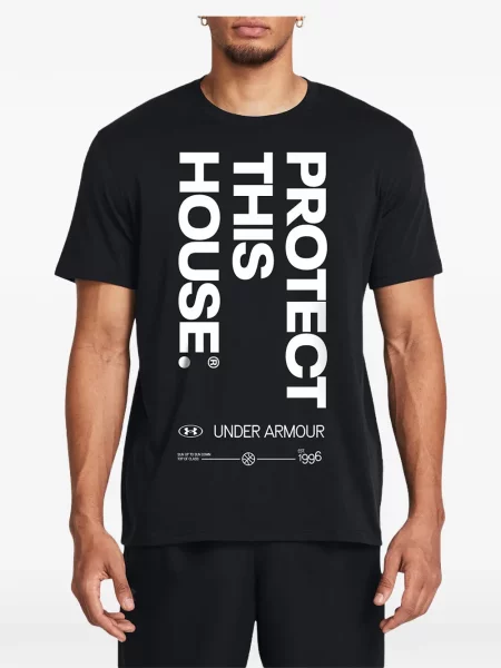 Izolat tricou Under Armour cu imagine negru