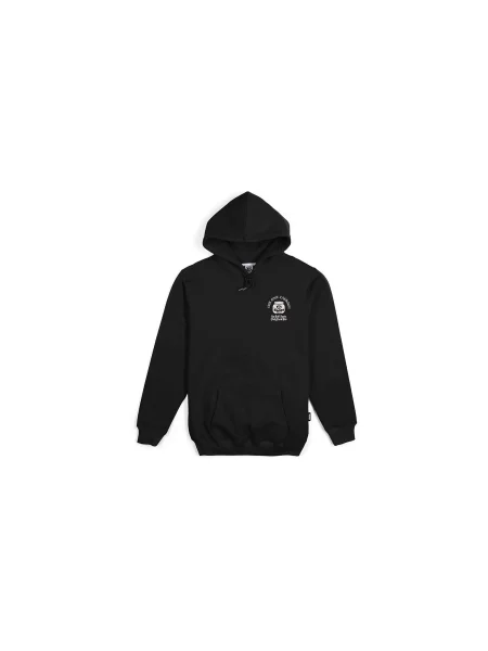 The Dudes Ripped Seasonal Hoody Mężczyźni Bluzy i bluzy z kapturem The Dudes Size: L czarny