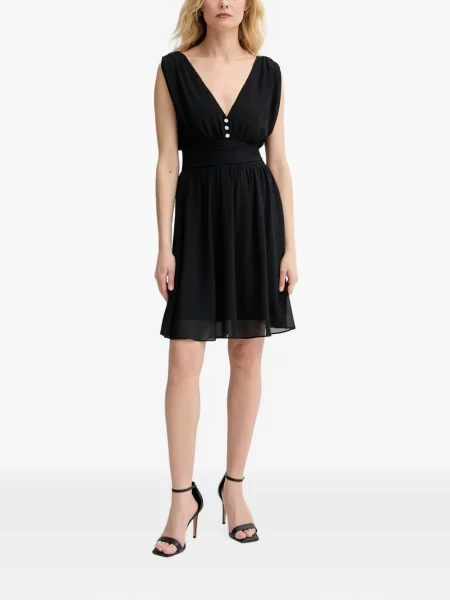 Rochie mini Morgan cu volane negru