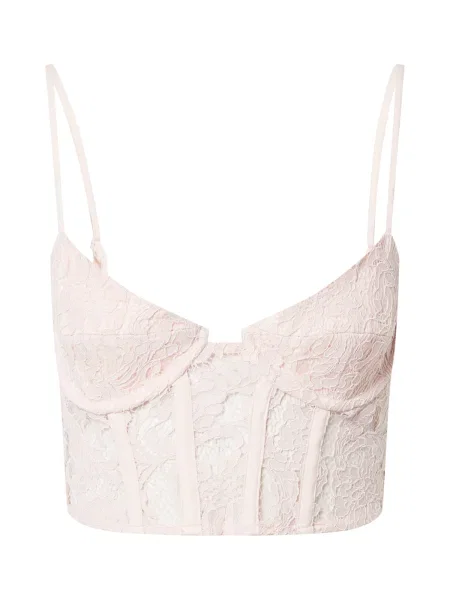 Bardot Top DANI pudră roz
