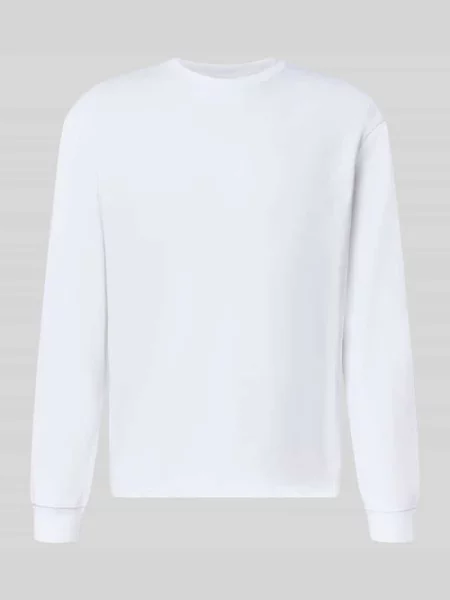 Bluzka z długim rękawem o kroju relaxed fit z mieszanka bawełny model SCASPIAN' Only & Sons biała