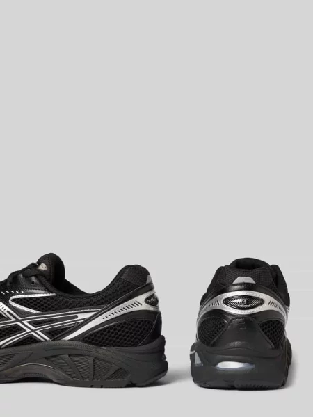 Sneakersy z paski w kontrastowym kolorze model Asics Tiger czarne