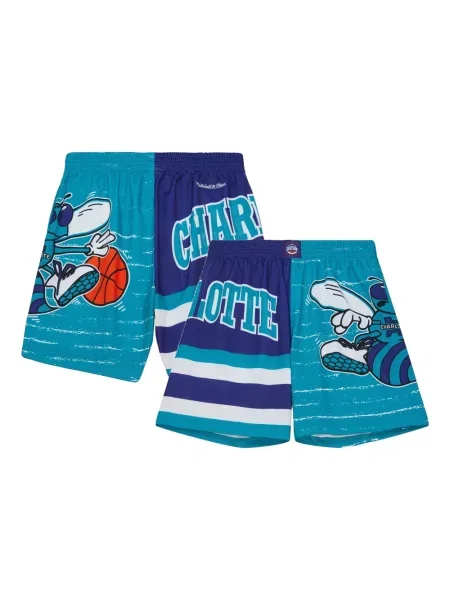 Pantaloni scurți Mitchell & Ness albastru