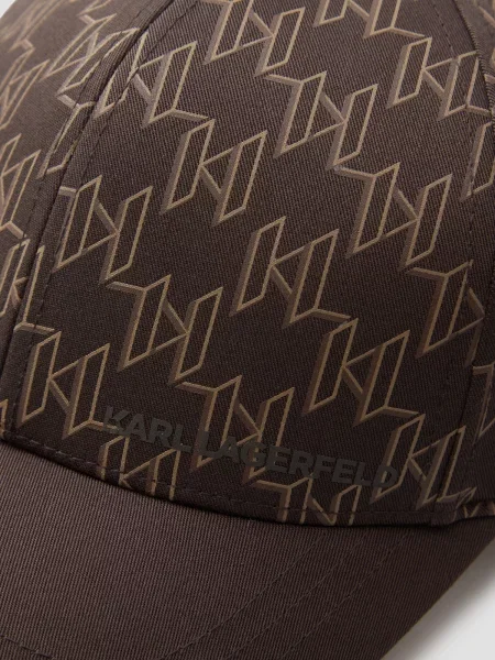 Кепка Karl Lagerfeld коричневая
