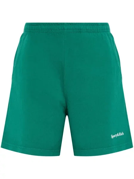 Pantaloni scurți Sporty & Rich cu autograf verde