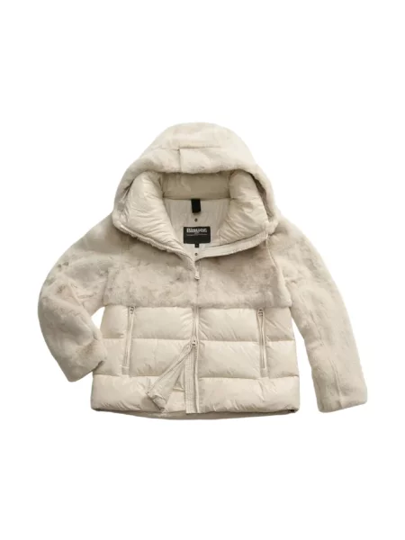 Kurtka pikowana Blauer biała