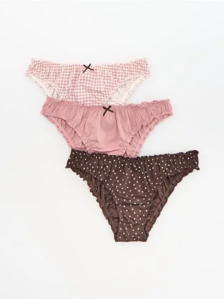 Reserved Chiloți tip bikini 3 bucăți maro