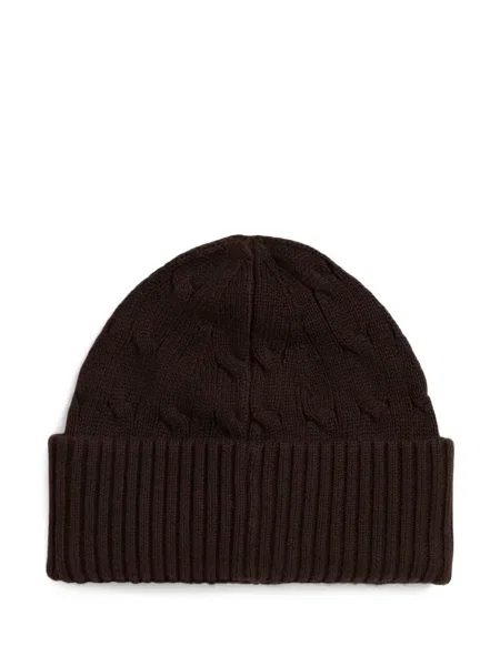 Czapka dziecięca Polo Ralph Lauren brązowa