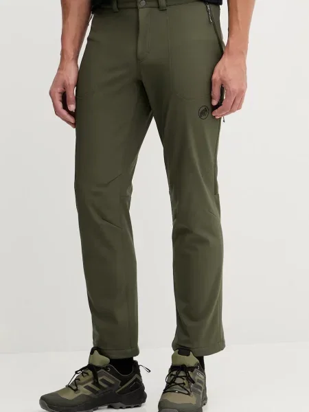 Športne hlače Mammut Runbold Winter zelena