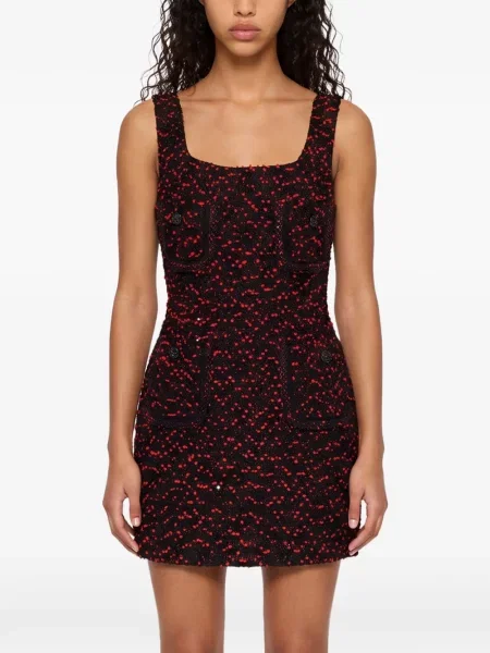 Rochie mini Elie Saab din tweed negru