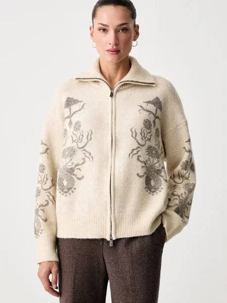 Scotch & Soda sveter na dámsky s vlnou béžová