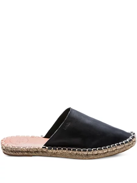 Papuci tip mules Alohas din piele negru