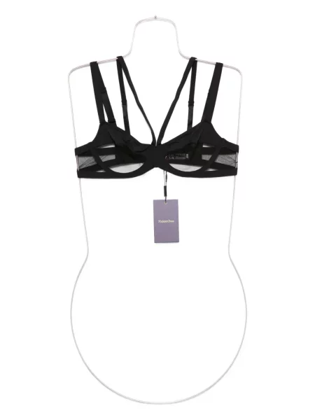 Sutien balconette Maison Close negru