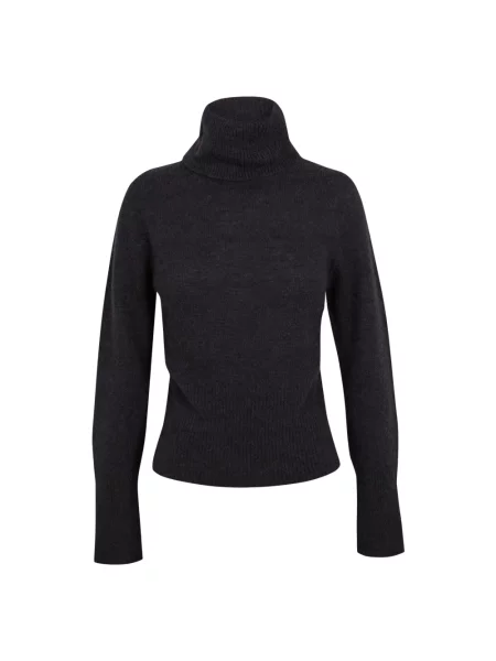 Sweter z golfem Cortana zielony