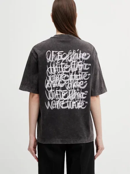 Off-White tricou din Off Marker alb