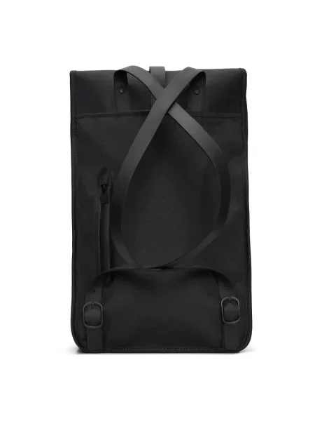 Rains Backpack Black Unisex Plecaki i torby Rains Size: One size czarny