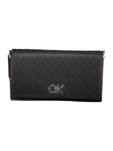 Mała torebka crossbody Calvin Klein skórzana czarna