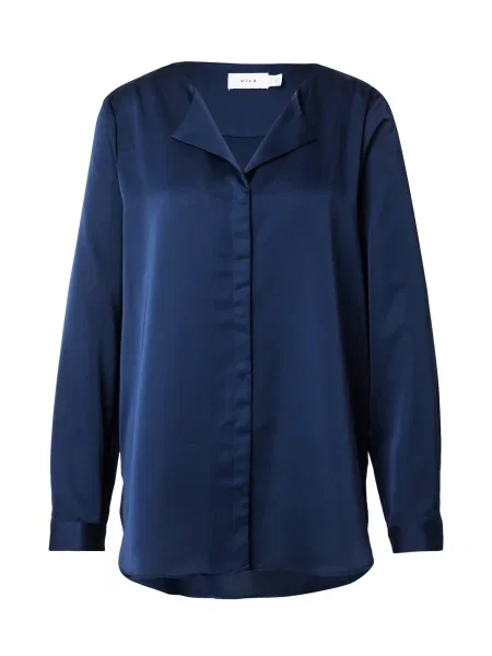 VILA Bluză VIELLETTE noapte albastru