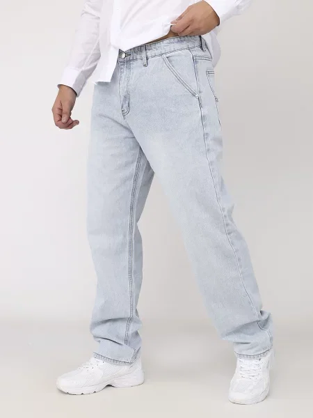 Джинси мом YUKI блакитний