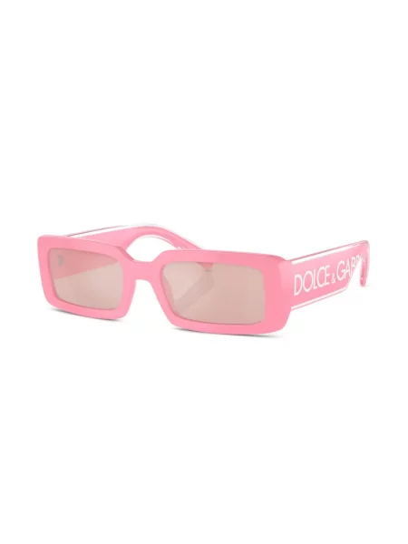 Raštuotos saulės akiniai Dolce & Gabbana Eyewear rožinė