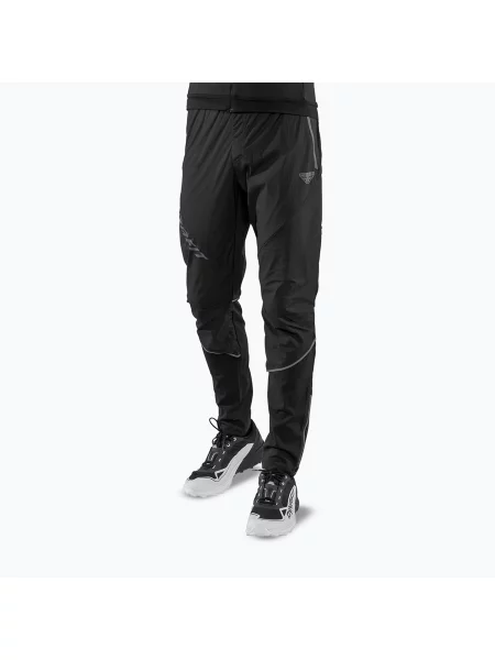 Pantaloni de alergare pentru bărbați DYNAFIT Alpine Hybrid black out negru