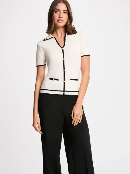 Pulover Morgan De Toi alb