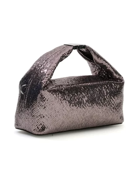 Guess Torebka Jewels Mini Srebrny brązowa
