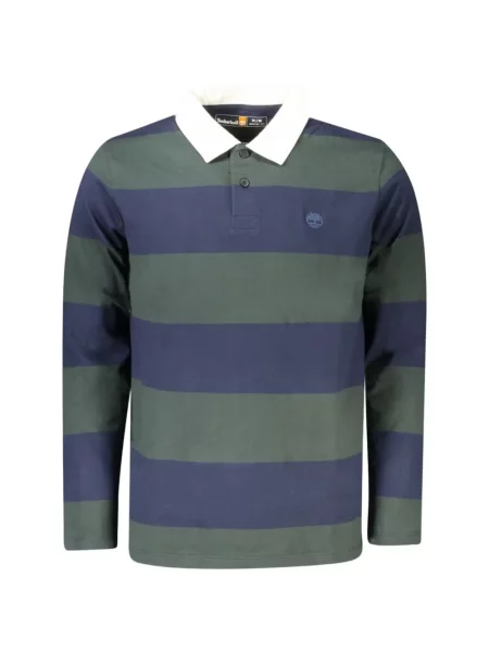 Tricou polo Timberland cu dungi verde
