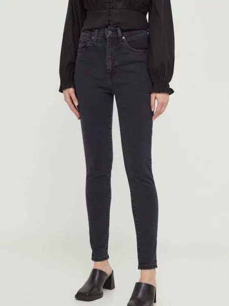 Levi's Džíny RETRO HIGH SKINNY černé