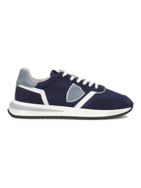 Buty do biegania Philippe Model skórzane do biegania niebieskie