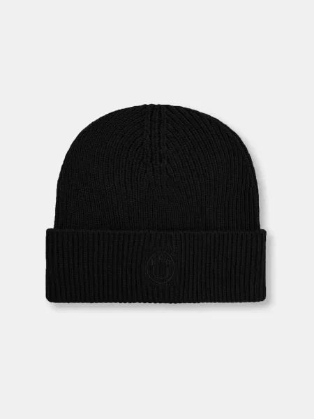 Hugo Blue pălărie din amestec de lână negru