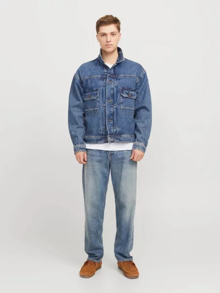 Прямые джинсы Jack & Jones синие