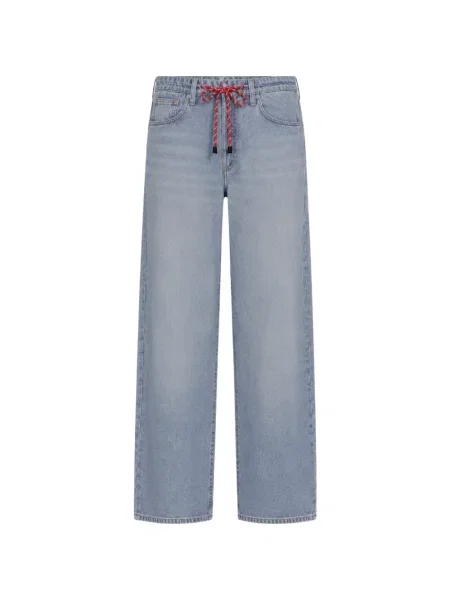 Pantaloni Rag & Bone cu imagine cu cordon albastru