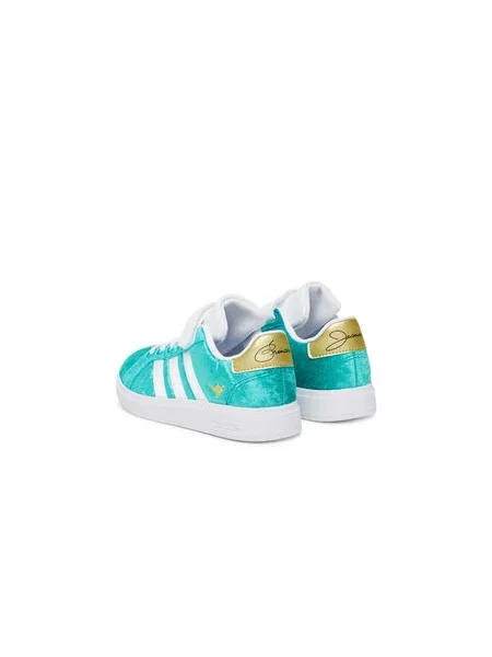 Adidas Sportcipők Disney Jasmine Grand Court Türkizkék zöld