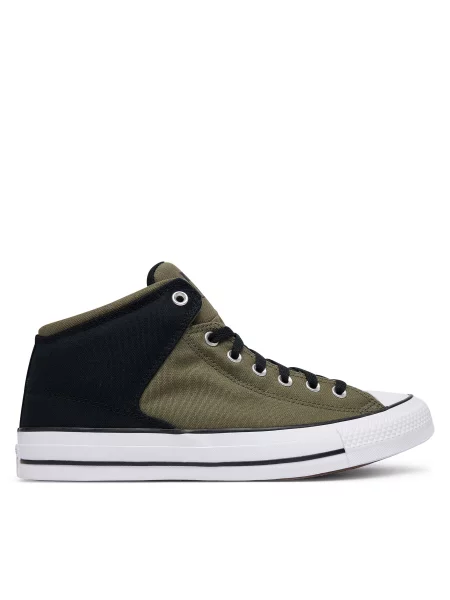 Teniși Converse Chuck Taylor All Star High Street închis verde