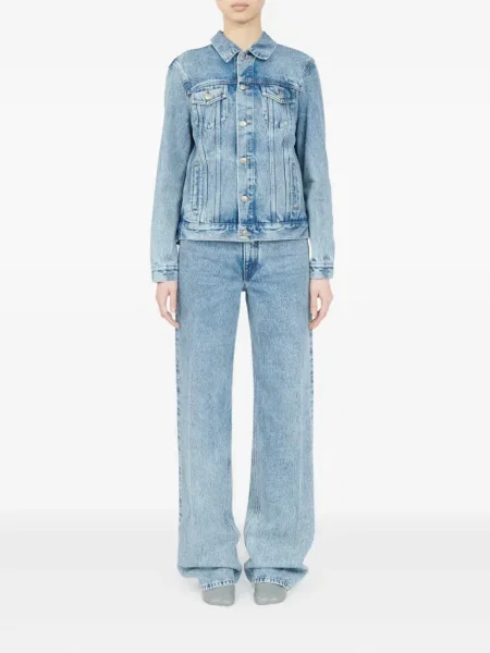 Geacă de blugi Mm6 Maison Margiela albastru