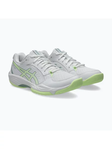 Încălțăminte de volei pentru femei ASICS Gel-Task 5 white/illuminate yellow alb
