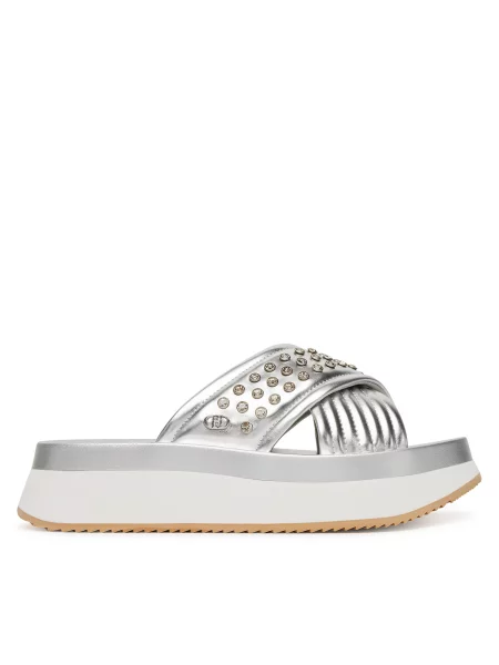Natikači Liu Jo Dreamy Sandal srebrna