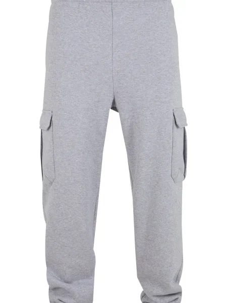 Urban Classics Cargo hlače melange siva