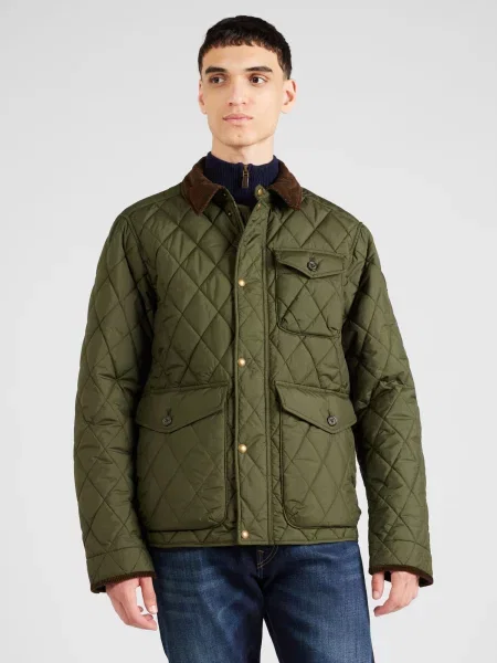 Polo Ralph Lauren Prechodná bunda olivová