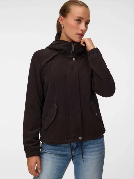 VERO MODA Prehodna jakna VMDEBRAZOA čokolada