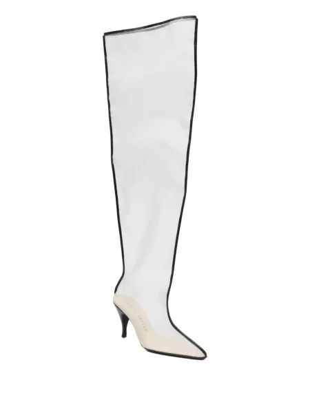 Botine Herbert Levine plasă alb