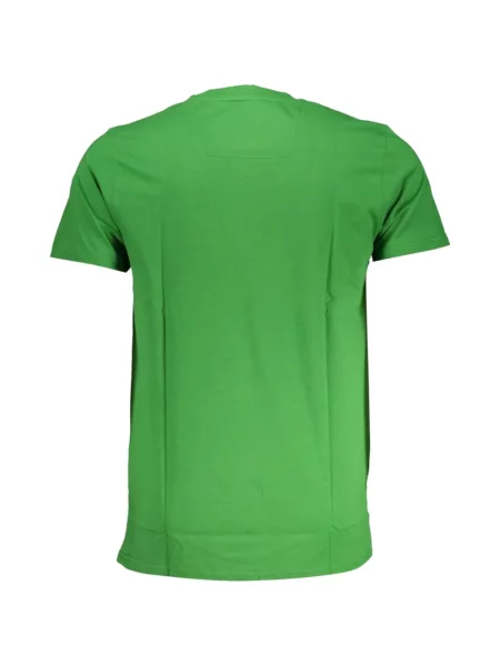 Tricou Cavalli Class cu imagine cu model leopard verde