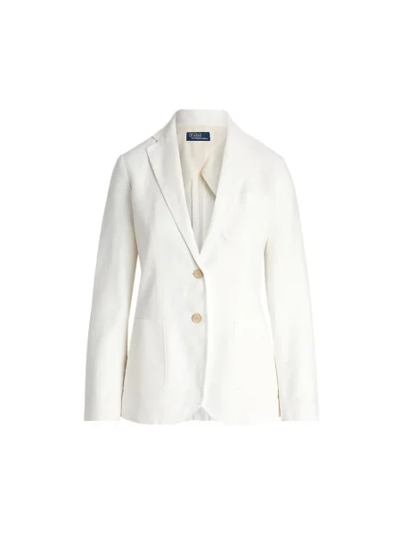 Lniana marynarka Polo Ralph Lauren biała