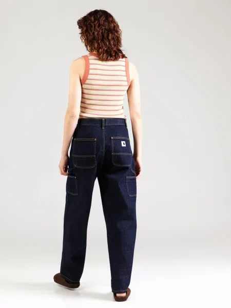 Carhartt WIP Džínsy Brandon námornícka modrá