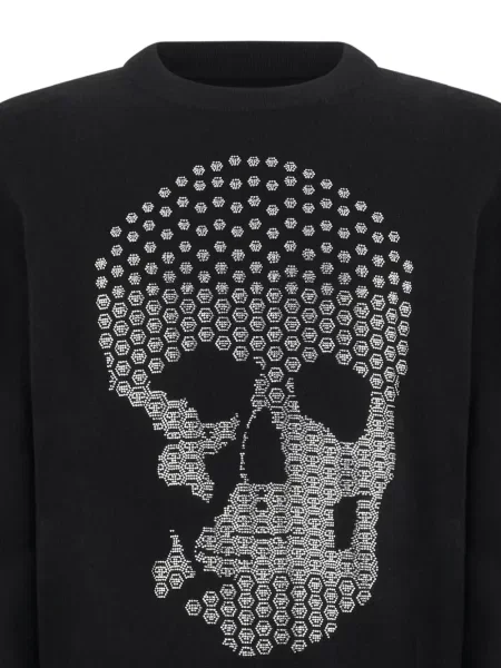 Stras pulover Philipp Plein negru