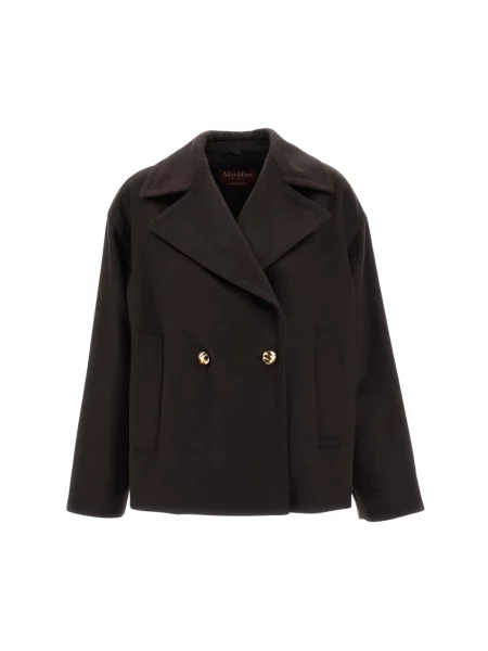 Płaszcz Max Mara Studio wełniany brązowy