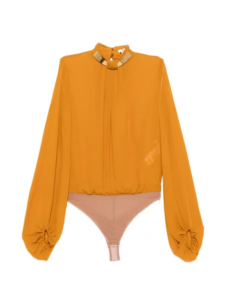 Bluză Elisabetta Franchi portocaliu
