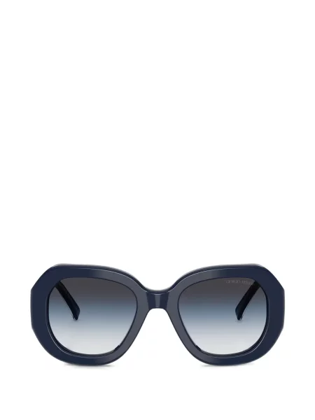 Ochelari de soare Giorgio Armani cu imprimeu geometric albastru